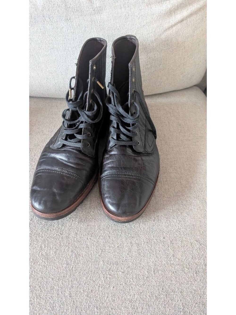 Timberland Boot Company Boots Bardstown Cap toe Boots sz 11 black leather